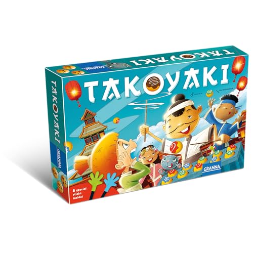HUCH!, Takoyaki, Geschicklichkeitsspiel ab 6, Frittier-Spaß für die ganze Familie, Schnelligkeit und Geschicklichkeit vereint, Perfekt für Spieleabende, Für 2-4 Spieler ab 6 Jahren HUCH!, Takoyaki, Geschicklichkeitsspiel ab 6, Frittier-Spaß für die ganze Familie, Schnelligkeit und Geschicklichkeit vereint, Perfekt für Spieleabende, Für 2-4 Spieler ab 6 Jahren von HUCH!