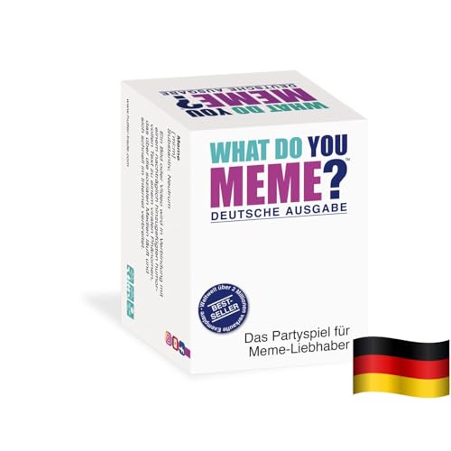 HUCH! | What Do You Meme Deutsch | Kartenspiele für Erwachsene | Partyspiele ab 18 | Meme Spiel | Kartenspiel & Gesellschaftsspiele | Deutsche Ausgabe | Ab 3 Spielern ab 18 Jahren von HUCH!