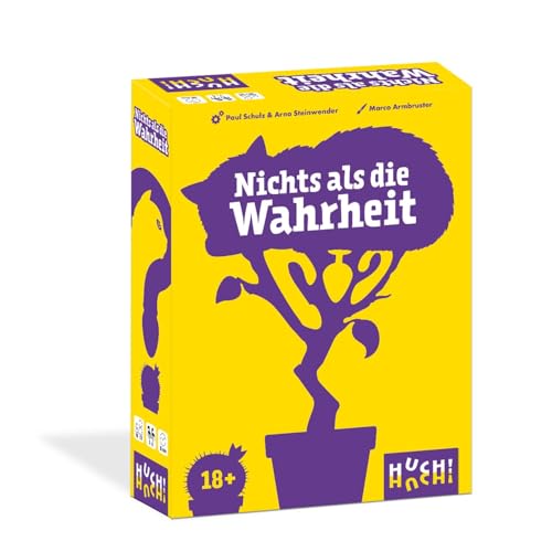 HUCH! | Nichts als die Wahrheit | Partyspiel für Erwachsene ohne Schämen | lustiges Frage- und Antwortspiel für 3 bis 6 Spieler ab 18 Jahren | schätzt eure Mitspieler gut EIN von HUCH!