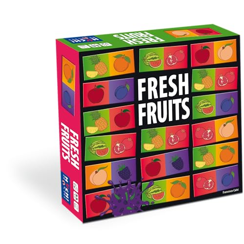 HUCH! | Fresh Fruits | Brettspiele ab 8 Jahre | Familienspiele | Brettspiele Erwachsene | Gesellschaftsspiel ab 8 Jahre | Stapelt das Obst, ohne es zu zerquetschen | Für 2-4 Spieler ab 8 Jahren von HUCH!