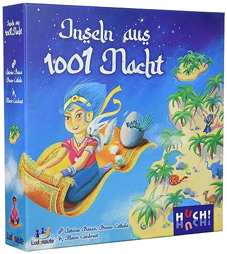 HUCH! Inseln aus 1001 Nacht Animals Familienspiel, Neuauflage, M von HUCH!