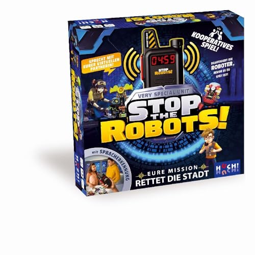 HUCH! Stop The Robots Gesellschaftsspiel, Actionspiel von HUCH!