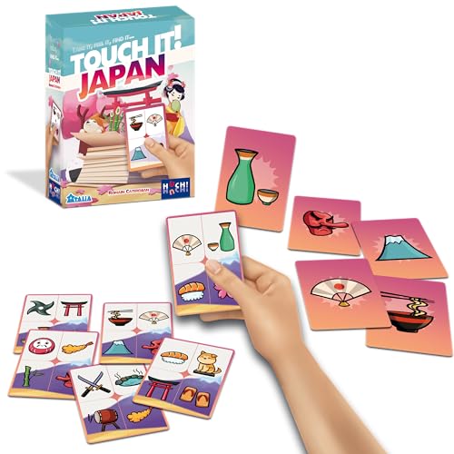 HUCH! | Touch it - Japan | Familienspiel | Für 2 bis 6 Spieler ab 6 Jahren | Erfühle die Prägung auf der Kartenrückseite | Für Jede Gelegenheit und Altersstufe von HUCH!