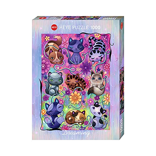 Heye 299552 Kitty Cats 1000 Teile Puzzle, Silver von HUCH!