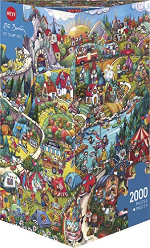 Heye Go Camping, Berman 2000 Teile Puzzle, Yellow von HUCH!