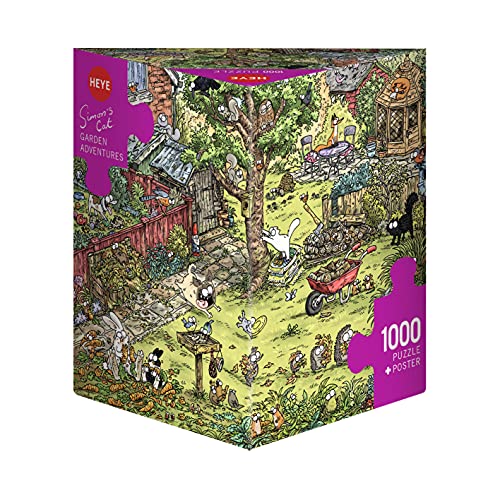 Heye Simon's Cat, Tofield 1000 Teile Katze Puzzle, Yellow von Heye