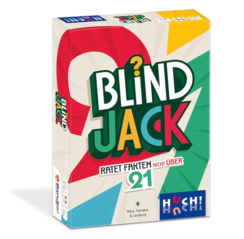 HUCH!, Blind Jack, Schätzspiel mit besonderem Kniff, Spannendes Spiel für 2 Teams, Perfekt für Zwischendurch und Unterwegs, Für 2–12 Spieler ab 10 Jahren HUCH!, Blind Jack, Schätzspiel mit besonderem Kniff, Spannendes Spiel für 2 Teams, Perfekt für Zwischendurch und Unterwegs, Für 2–12 Spieler ab 10 Jahren von HUCH!