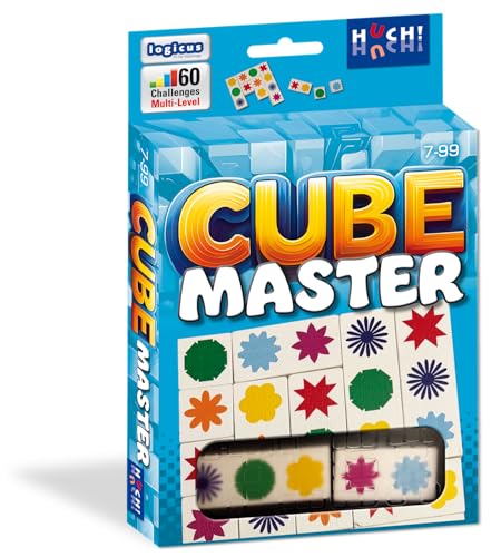 HUCH!, Cubemaster, Legespiel, Logikspiel für knifflige Denksportler, 80 Herausforderungen für schlaue Köpfe, Ab 1 Spieler ab 8 Jahren HUCH!, Cubemaster, Legespiel, Logikspiel für knifflige Denksportler, 80 Herausforderungen für schlaue Köpfe, Ab 1 Spieler ab 8 Jahren von HUCH!