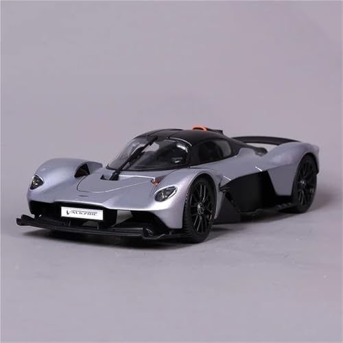 1 18 Für Aston Martin Valkyrie Sportwagenmodell Legierung Verziert Jungen Herren Spielzeug Memorial Collection Display 10 Zoll(Silver) von HUGGES