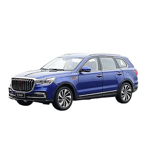 1 18 Für Hongqi HS7 SUV Druckguss-Metalllegierung Statische Simulation Modellauto Erwachsenen-Display Foto-Requisiten(Blau) von HUGGES