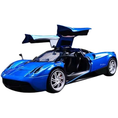 1 18 für Pagani Huayra Roadster Simulation Legierung Auto Modell Dekoration Schreibtisch Blau Sammlung Souvenir Männer Jungen Geschenk 25CM von HUGGES