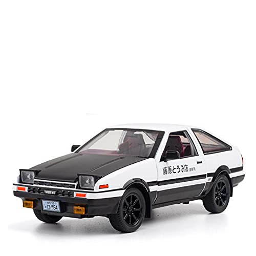 HUGGES 1/20 Für Simulation Toyota AE86 Legierung Sportwagenmodell Diecast Metal Car Boy Sammlung Geschenk Spielzeugauto(Taglia unica) von HUGGES