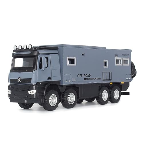 HUGGES 1/24 für Mercedes Nomadisen Pilot F Rv Simulation Legierung Auto Modell Sammlung Souvenir Spielzeug 25CM Dekoriert Schreibtisch für Jungen Geschenke(Gray) von HUGGES