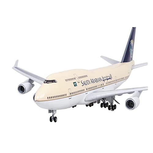 HUGGES 1 150 Passend Für 747 B747-400 Flugzeuge Saudi Arabian Airlines Modell W Leichtes Radfahrwerk(A) von HUGGES