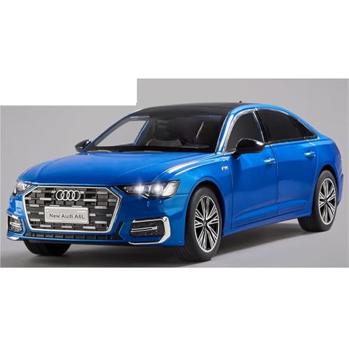 HUGGES 1 18 Für Audi A6L Simulation Legierung Auto Modell 28CM Dekorative Schreibtisch Ornamente Display Sammlung Von Erwachsenen Geschenke(Blue) von HUGGES