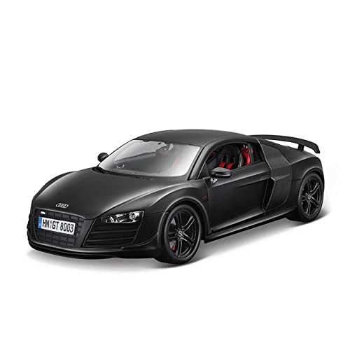 HUGGES 1 18 Für Audi R8 GT Matt Schwarz Legierung Diecast Statisches Modell Auto Sammlung Handwerk Schmuck Geschenke Für Männer von HUGGES