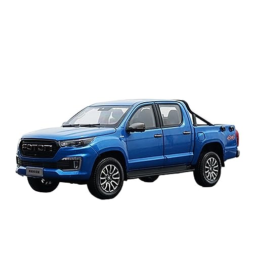 HUGGES 1 18 Für Foton Yu Tu9 Pickup Truck Statische Metallsimulation Automodell Innendekoration Dekoration Für Erwachsene(Blau) von HUGGES