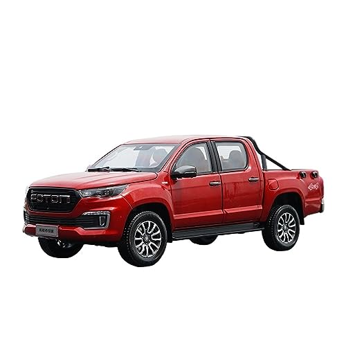 HUGGES 1 18 Für Foton Yu Tu9 Pickup Truck Statische Metallsimulation Automodell Innendekoration Dekoration Für Erwachsene(Rot) von HUGGES