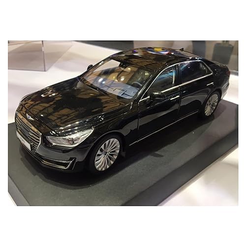 HUGGES 1 18 Für Hyundai Genesis G90 Eq900 Black Metal Alloy Diecast Automodell Für Simulationsornamente von HUGGES