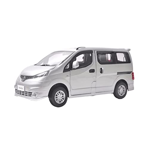 HUGGES 1 18 Für Nissan NV200 Vanette Silber MPV Legierung Diecast Automodell Als Geschenk Handarbeit Für Erwachsene von HUGGES