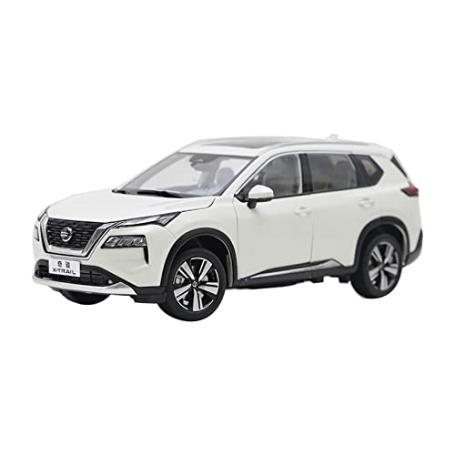 HUGGES 1 18 Für Nissan X-Trail Weiß Legierung Diecast Modell Simulation Statische Auto Sammlung Ornament Männer Geschenk(A) von HUGGES