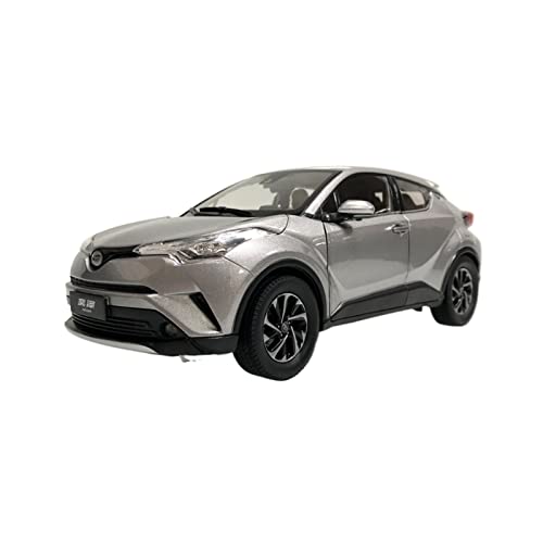 HUGGES 1 18 Für Toyota IZOA C-HR 2017 Silber Zinklegierung Simulation Diecast Automodell Für Erwachsene Geschenk von HUGGES