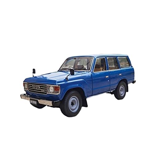 HUGGES 1 18 Für Toyota Landcruiser LC60 Blau Legierung Diecast Modell Simulation Statische Auto Sammlung Display von HUGGES