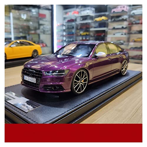 HUGGES 1 18 Legierung Diecast Für Audi S6 Statische Simulation Sportwagen Modellsammlung Ornament Souvenir Display von HUGGES