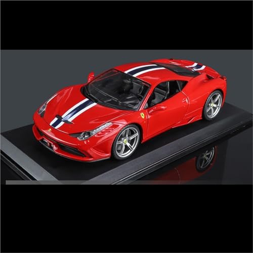 HUGGES 1 18 für Ferrari 458 Speciale Rot Simulation Legierung Auto Modell Display Dekorative Sammlung Gedenk Geschenk für Erwachsene von HUGGES