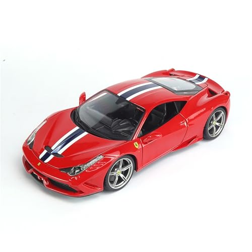 HUGGES 1 18 für Ferrari 458 Speciale Rot Simulation Legierung Auto Modell Display Dekorative Sammlung Gedenk Geschenk für Erwachsene von HUGGES