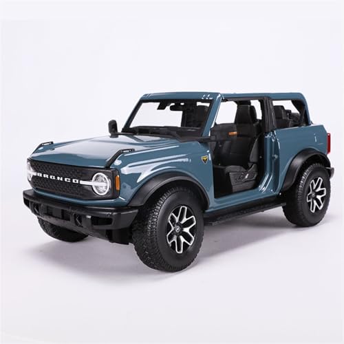 HUGGES 1 18 für Ford Flamingo Cabrio Off-Road 2021 Jeep Simulation Legierung Spielzeugauto Modell 24 cm blau Schreibtisch Dekoration Sammlung Show Jungen Männer Mädchen von HUGGES