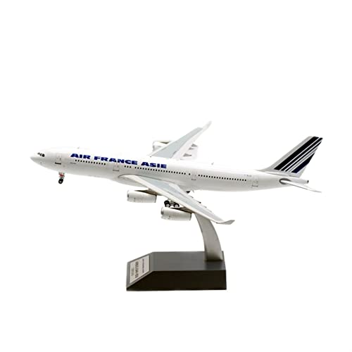 HUGGES 1 200 Für AirFrance Aviation Aircraft Modell A340-200 A340 Mit Base Fahrwerk Ornament Oder Geschenk von HUGGES