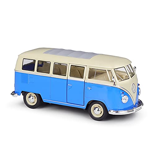 HUGGES 1 24 Diecast Für 1963T1 Bus Bus Van Simulation Legierung Automodell Spielzeug Geschenk Sammlung Handwerk(Taglia unica) von HUGGES