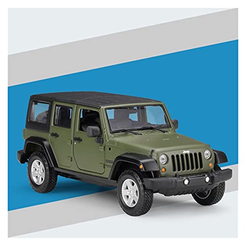 HUGGES 1 24 Für 2015 Jeep Wrangler Unlimited Edition Geländewagen Simulation Legierung Automodell Spielzeug Geschenk Sammlung Handwerk(3) von HUGGES