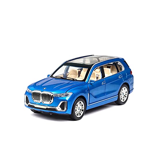 HUGGES 1 24 Für BMW X7 Diecast-Legierung Automodell SUV-Geländewagen Ziehen Sound Und Leichtes Kindergeschenkspielzeugauto Zurück(2) von HUGGES