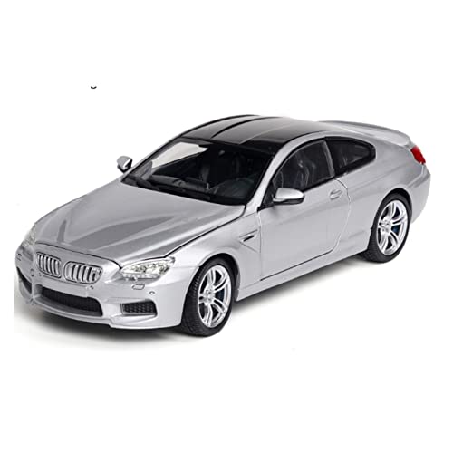 HUGGES 1 24 Für Benz M6 Alloy Diecast Pull Back Automodell Mit Soundlicht Als Geschenk Handarbeit Für Erwachsene(Chrom) von HUGGES