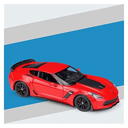 HUGGES 1 24 Für Chevrolet 2017 Corvette Z06 Simulation Legierung Auto Modell Fahrzeug Spielzeug Geschenk Sammlung Handwerk(2) von HUGGES