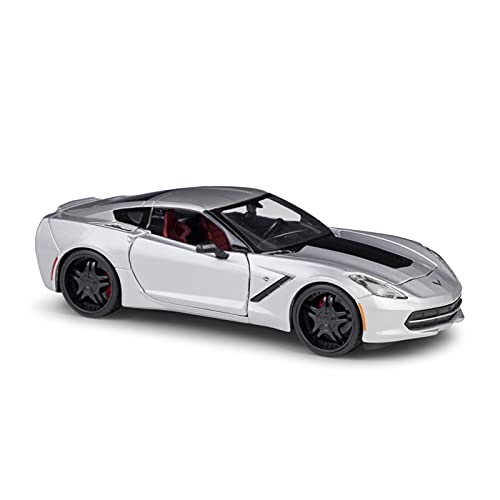 HUGGES 1 24 Für Chevrolet Corvette 2014 Stingray Sportwagen Modifizierte Version Simulation Legierung Modell Spielzeug Geschenk Sammlung Handwerk von HUGGES