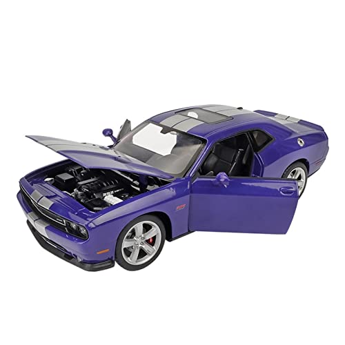 HUGGES 1 24 Für Dodge Challenger Simulation Legierung Sportwagenmodell Diecast Vehicle Toys Collection Display Gift von HUGGES