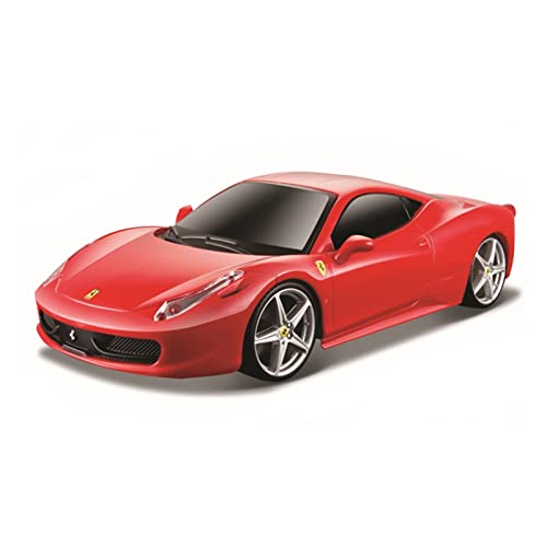 HUGGES 1 24 Für Ferrari 458 Italia Alloy Diecast Pull Back Automodell Mit Sound-Licht Für Display-Ornamente von HUGGES