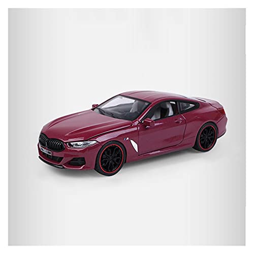 HUGGES 1 24 Für Gran Coupe M8 Sportwagen Metalllegierung Diecast Simulation Spielzeugfahrzeug Mit Soundlicht Für Jungen(Rot) von HUGGES