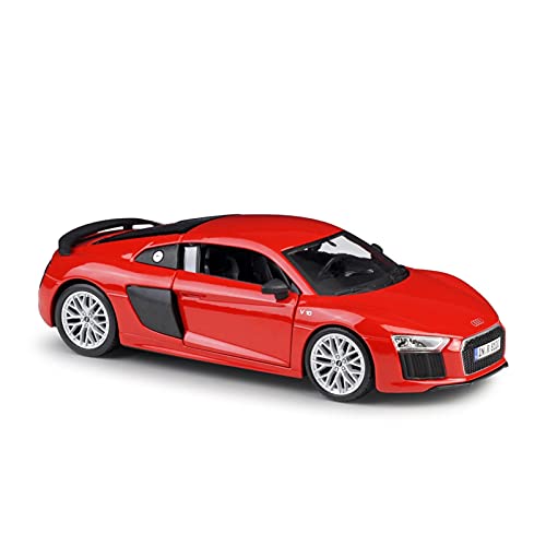 HUGGES 1 24 Für R8 V10 Plus Sportwagen Simulation Legierung Automodell Spielzeug Ornamente Geschenke Sammlung Handwerk(Taglia unica) von HUGGES