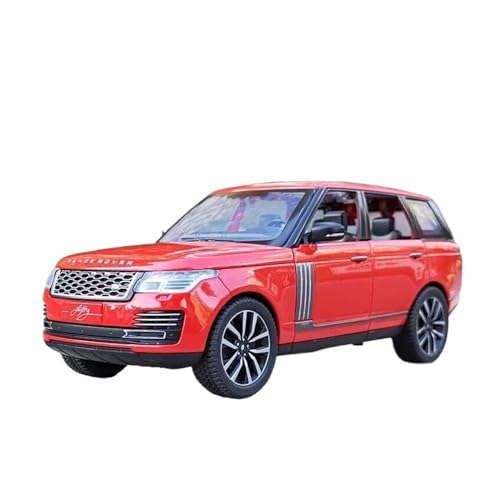 HUGGES 1 24 Für Range Rover Sports SUV Legierung Spielzeugmodell Spielzeug Sound Und Licht Spielzeug(Rot) von HUGGES