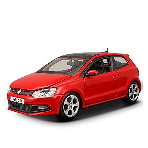 HUGGES 1 24 Für Volkswagen Polo GTI Mark 5 Metalllegierungs-Simulations-Automodell Für Erwachsenes Werbegeschenk von HUGGES