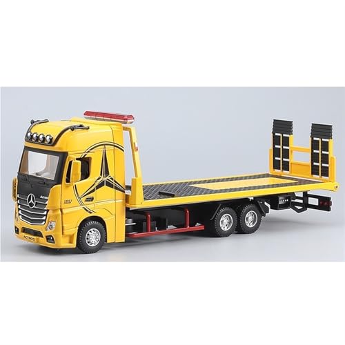 HUGGES 1 24 für Mercedes Heavy Truck Trailer Modell Legierung Simulation Spielzeug 33CM Dekorative Schreibtisch Sammlung Display Jungen Männer Mädchen von HUGGES