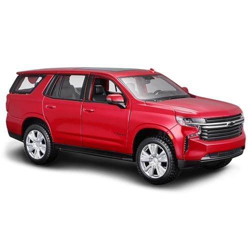 HUGGES 1 26 Für Chevrolet Tahoe 2021 Legierung Auto Modell Dekoration Sammlung Schreibtisch Ornamente Wertvolle Sammlung Von Jungen Geschenke(Red) von HUGGES