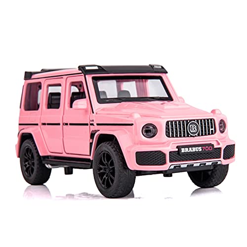 HUGGES 1 32 Diecast SUV Modell G700 modifiziertes Auto mit Pullback Musik Geländewagen 6 offene Türen Kinderspielzeugsammlung(4) von HUGGES