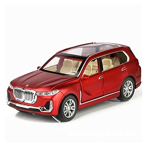 HUGGES 1 32 Für BMW X7 SUV Simulation Legierung Diecast Automodell Kinderkollektion Dekoration Geschenk Spielzeugauto(2) von HUGGES