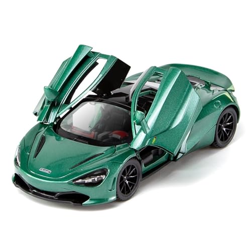 HUGGES 1 32 Für McLaren 720S Automodell Legierung Dekoriert Schreibtisch Zimmer Jungen Spielzeug Souvenir Sammlung Display 16CM(Silver) von HUGGES