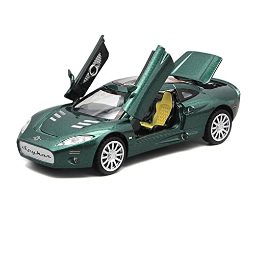 HUGGES 1 32 Für Spyker C8 Sportwagen Legierung Auto Druckguss Spielzeug Simulation Miniaturverhältnis Kinderspielzeug Geschenk(2) von HUGGES